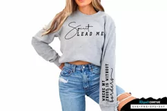Spirit Lead Me Sleeve SVG, Motivational SVG Design Product Image 1
