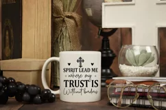 Spirit Lead Me Where My Trust SVG ,Christmas SVG Design Product Image 2