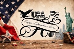 Spirit Patriotic Monogram Product Image 2