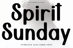 Spirit Sunday Product Image 1