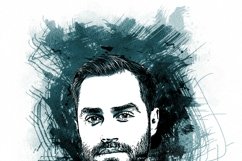 Portrait Watercolor Splash Art Product Image 9