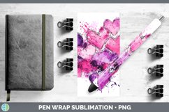 GorgeousSplash Valentine Pen Wrap design.