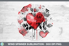 GorgeousSplash Valentine Wind Spinner design.