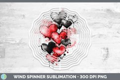 GorgeousSplash Valentine Wind Spinner design.