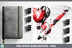 GorgeousSplash Valentine Pen Wrap design.