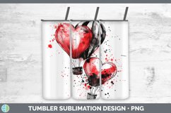 GorgeousSplash Valentine Tumbler design.