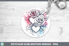 GorgeousSplash Valentine Keychain design.