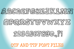 Splash Water Alphabet Lettering ABC Text Font OTF Product Image 2
