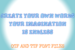 Splash Water Alphabet Lettering ABC Text Font OTF Product Image 3