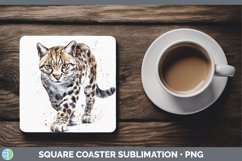 GorgeousSplash Wildcats Square Coaster design.
