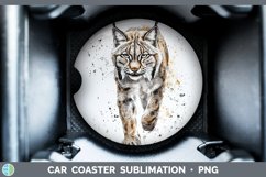 GorgeousSplash Wildcats Car Coaster design.