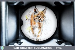 GorgeousSplash Wildcats Car Coaster design.