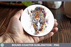 GorgeousSplash Wildcats Round Coaster design.