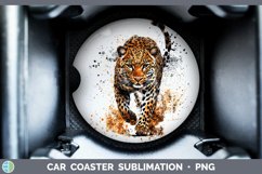GorgeousSplash Wildcats Car Coaster design.