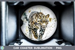 GorgeousSplash Wildcats Car Coaster design.