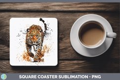 GorgeousSplash Wildcats Square Coaster design.