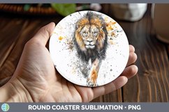 GorgeousSplash Wildcats Round Coaster design.