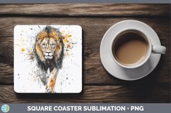 GorgeousSplash Wildcats Square Coaster design.