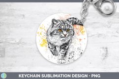 GorgeousSplash Wildcats Keychain design.