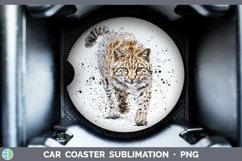 GorgeousSplash Wildcats Car Coaster design.