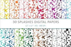 Splashes digital papers Product Image 1