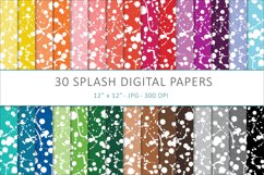 Splash color digital papers Product Image 1