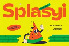 Splasyi - Bold Sans Display Font Product Image 1
