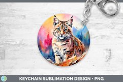 GorgeousSplat Rainbow Keychain design.