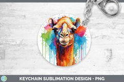 GorgeousSplat Rainbow Keychain design.