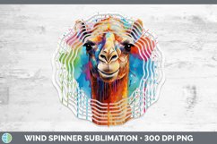 GorgeousSplat Rainbow Wind Spinner design.