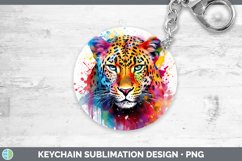 GorgeousSplat Rainbow Keychain design.