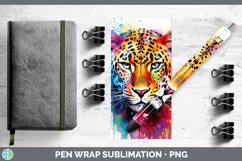 GorgeousSplat Rainbow Pen Wrap design.