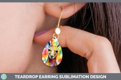 GorgeousSplat Rainbow Teardrop Earrings design.