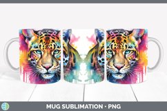 GorgeousSplat Rainbow Mug Wrap design.