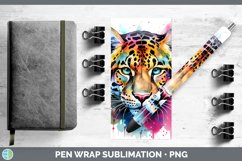GorgeousSplat Rainbow Pen Wrap design.