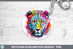 GorgeousSplat Rainbow Keychain design.