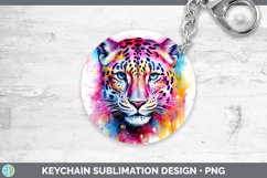 GorgeousSplat Rainbow Keychain design.