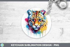 GorgeousSplat Rainbow Keychain design.