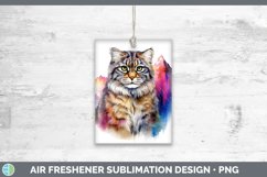 GorgeousSplat Rainbow Air Freshener design.