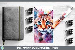 GorgeousSplat Rainbow Pen Wrap design.