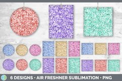 Bundle of six splatter car air freshener sublimation designs