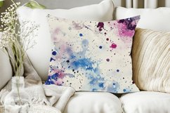 Watercolor Splatter Digital Paper Bundle Product Image 5