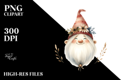 Boho Smiling Gnome PNG Product Image 2