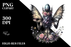 Gothic Fairy Easter Egg PNG Product Image 2