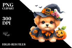 Cute Dog Dressed for Halloween, 20 oz Tumbler Product Image 2