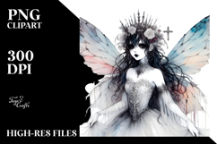 Washed Gothic Fairy PNG Product Image 2