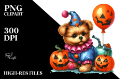 Cute Baby Dog Halloween Clipart Product Image 2