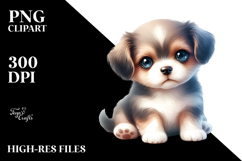 Cute Baby Puppy PNG Product Image 2