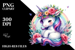 Cute Unicorn Dancing PNG Product Image 2