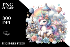 colorful Baby Unicorn at Medieval Festival Product Image 2